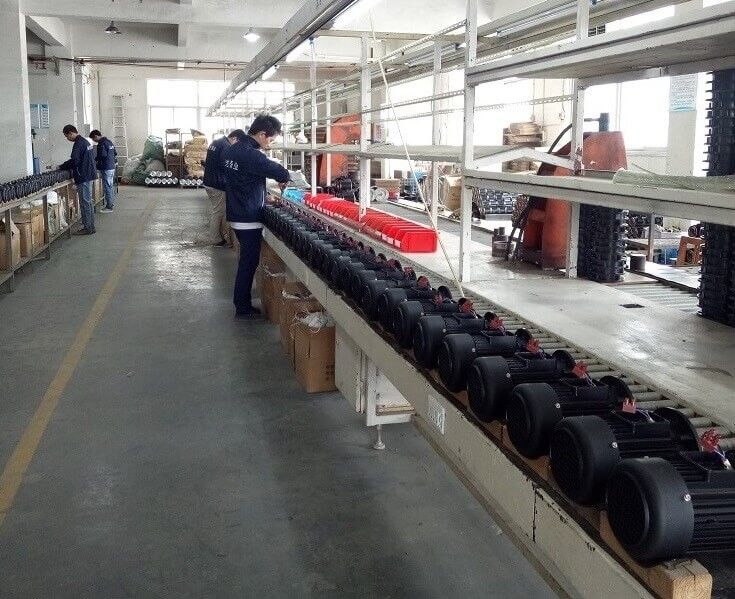 Fuan Zhongzhi Pump Co., Ltd. linha de produção do fabricante