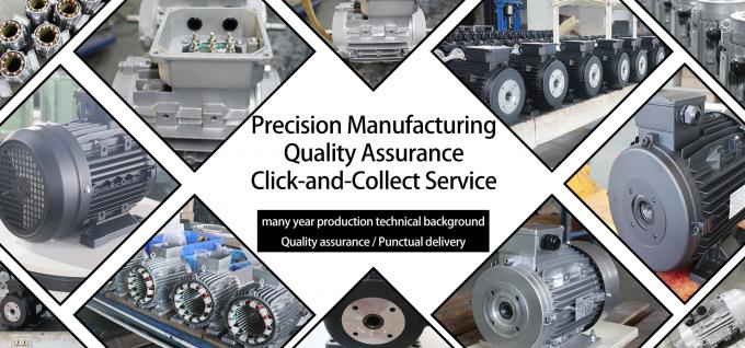 Motores de indução elétricos AC IE3 de 15HP 11KW duráveis com eixo oco de 24mm 1000rpm trifásicos 50Hz frequência 380V AC alumínio 60Hz 10