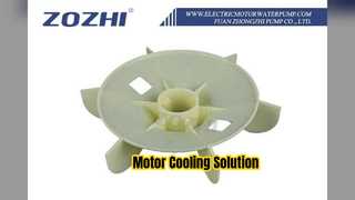 Lâmina de ventilador de plástico branco 24x151mm 7 lâminas