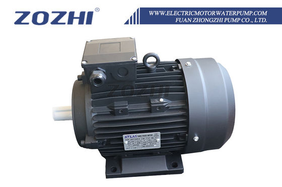 Motor de indução trifásico pequeno de alta eficiência ZOZHI 0,55KW 110/220V 1400RPM à prova d'água para furadeira elétrica