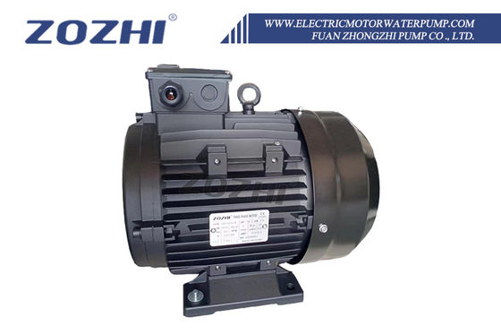 Motor de Indução Trifásico ZOZHI 2.2KW com Eixo Oco 380V Motor Elétrico Assíncrono Gaiola de Esquilo IE1 à Prova d'Água 50Hz 60Hz