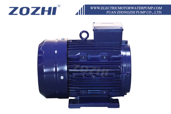 Motores de indução elétricos AC IE2 15HP 11KW com eixo oco de 24mm 1000rpm Trifásico 50Hz Frequência 380V 415V AC Alumínio 60Hz